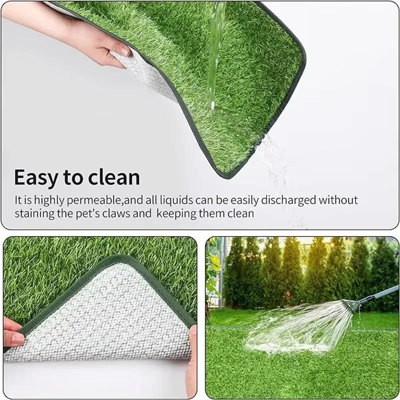 Reusable Dog Toilet Dog Lawn Carpet: Artificial Grass Rug for Dog, Dog Toilet, Training Mat, Dog Toilet for Balcony Patio Garden