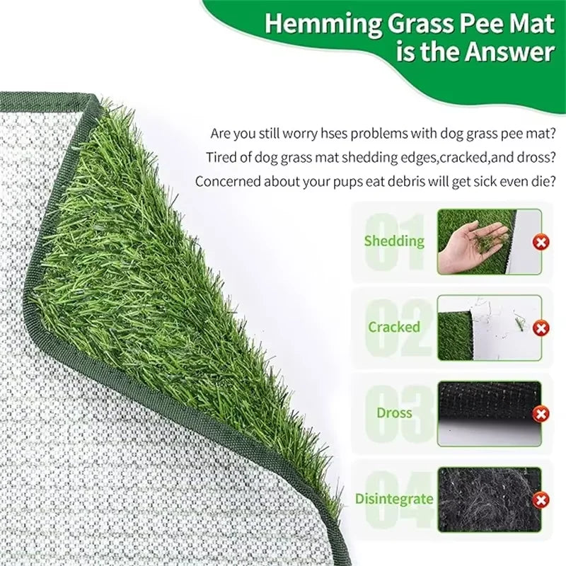 Reusable Dog Toilet Dog Lawn Carpet: Artificial Grass Rug for Dog, Dog Toilet, Training Mat, Dog Toilet for Balcony Patio Garden
